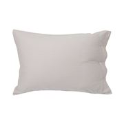 Lexington - 5 Star Tencel Pillowcase Beige/Wt Stripe 50x75cm