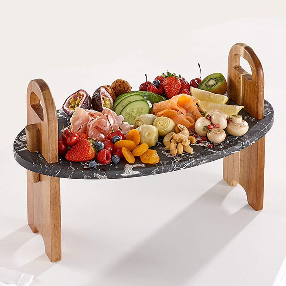 Ladelle Tapas Plank Board Marble 45cm