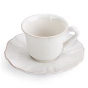 Casafina - Impressions White Coffee Cup & Saucer
