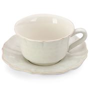Casafina - Impressions White Jumbo Cup & Saucer 380ml