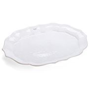 Casafina - Impressions White Oval Platter Medium 35cm