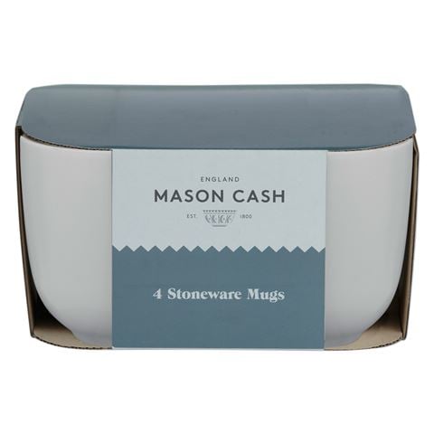 Mason Cash - Classic Collection Mug Cream 400ml Set 4pce