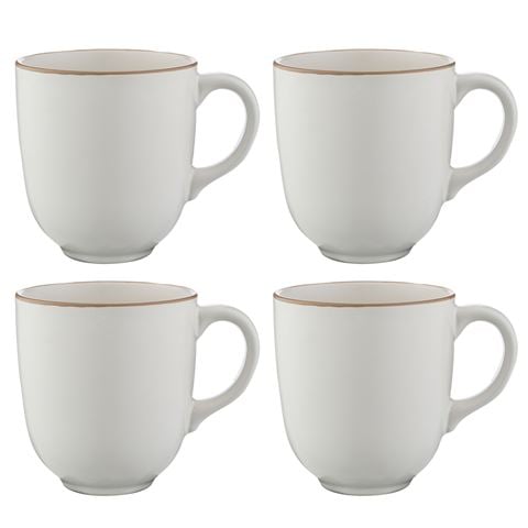 Mason Cash - Classic Collection Mug Cream 400ml Set 4pce