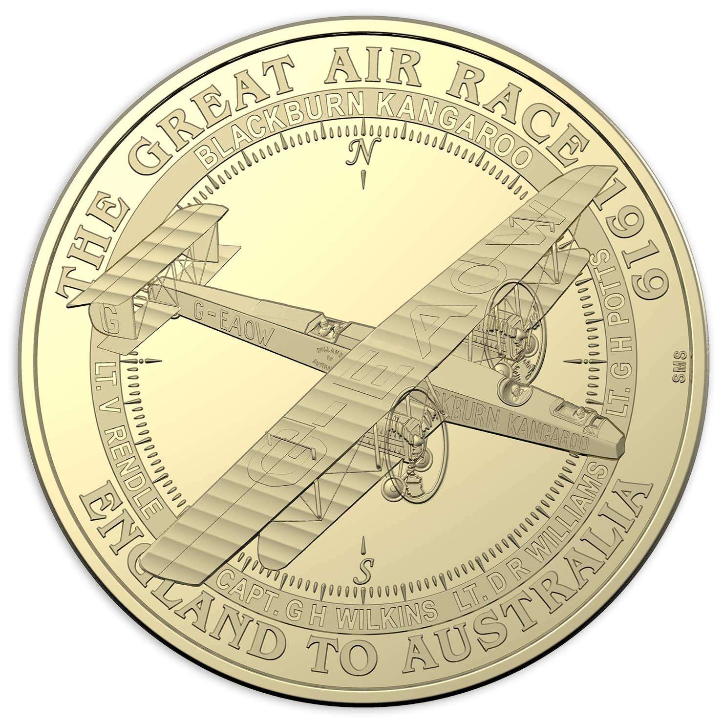 Ra Mint - Centenary Of Great Air Race Coin Collection 8pce 