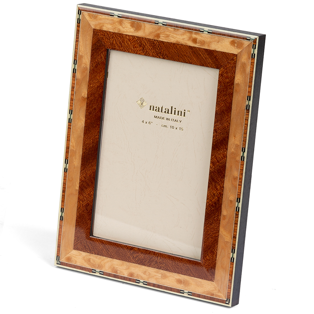 Natalini Classic Maples/Mahogany Frame 10x15cm Peter's of Kensington