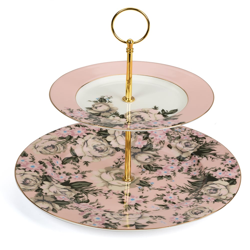 Belle de Fleur 2 Tier Cake Stand Belle de Fleur 2 Tier Cake Stand