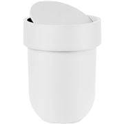 Interdesign - Touch Waste Can With Lid White