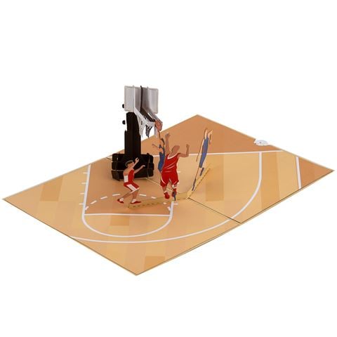 Colorpop - Basketball Dunk Greeting Card Medium