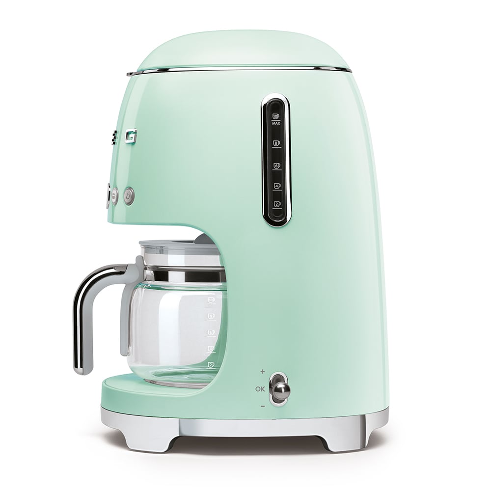 Smeg Retro Drip Filter Coffee Machine DCF02 Pastel Green Peter's of