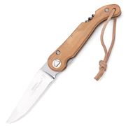 Claude Dozorme - Baroudeur Pocket Knife Corkscrew Olive Wood