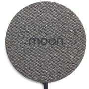 Moon - Ultra Slim Wireless Charger Fabric Black
