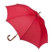 Clifton - Wood Shaft & Handle Umbrella Red