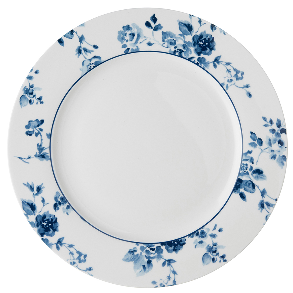 Laura Ashley Blueprint Plate China Rose 26cm Peter's of Kensington