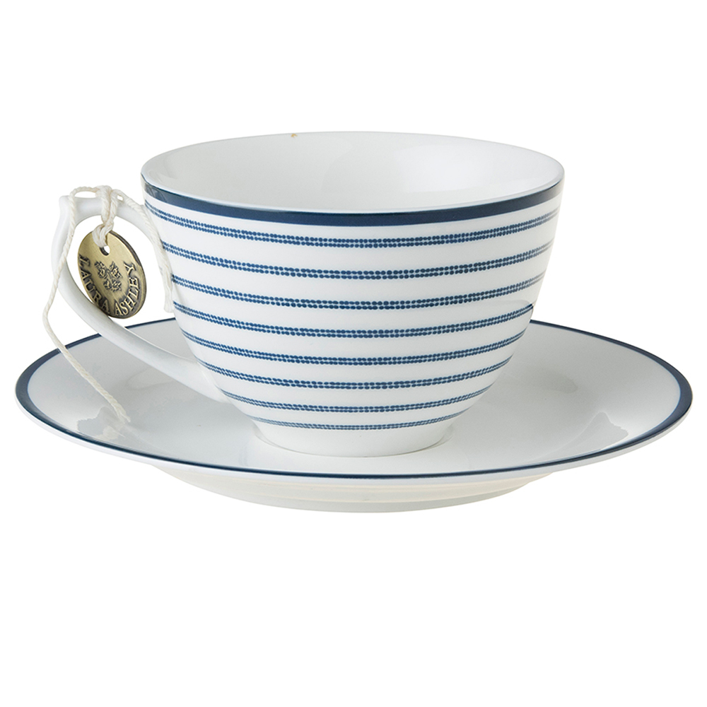 Laura Ashley - Candy Stripe Cup & Saucer 260ml | Peter's of Kensington