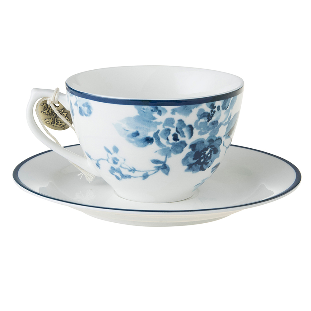 Laura Ashley - China Rose Cup & Saucer 260ml | Peter's of Kensington