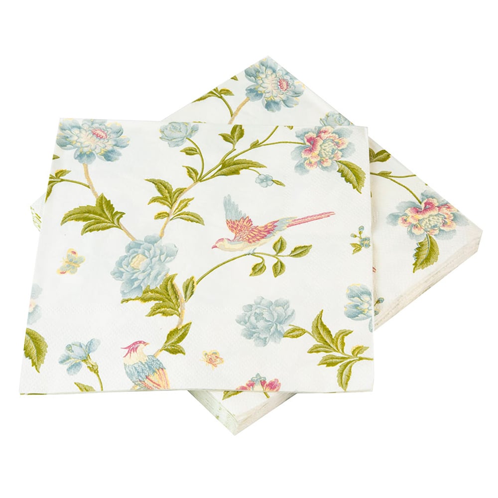 Laura Ashley Elveden White Napkin Set 20pce Peter's of Kensington