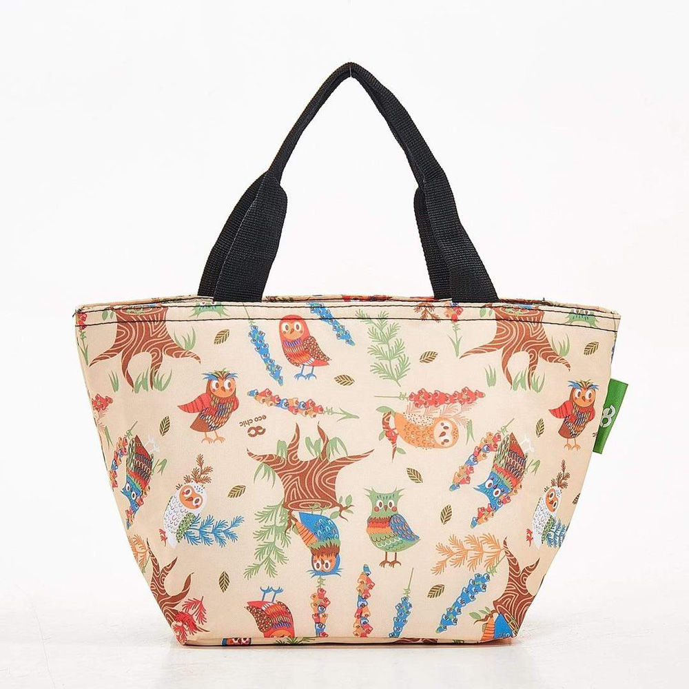 Eco-Chic - Insulated Lunch Bag Owls On A Branch Cream | Peter's of ...