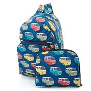 Eco-Chic - Foldable Backpack Camper Van Teal