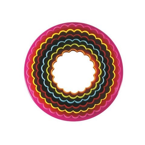 Avanti - Double Sided Round Cookie Cutters Set 6pce