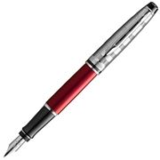 Waterman - Expert 3 Deluxe Dark Red Chrome Trim Fountain Pen