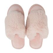 A.Trends - Cosy Luxe Slippers Pink Small/Medium
