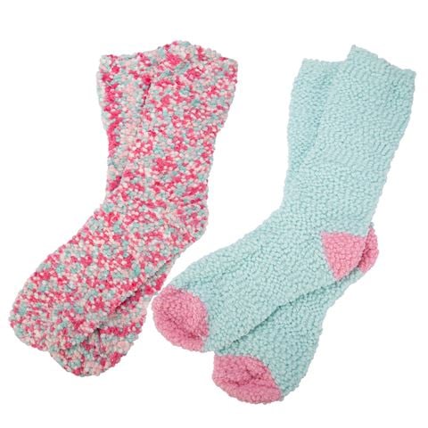 A.Trends - Pop Corn Socks Mint & Pink Set 2pce | Peter's of Kensington