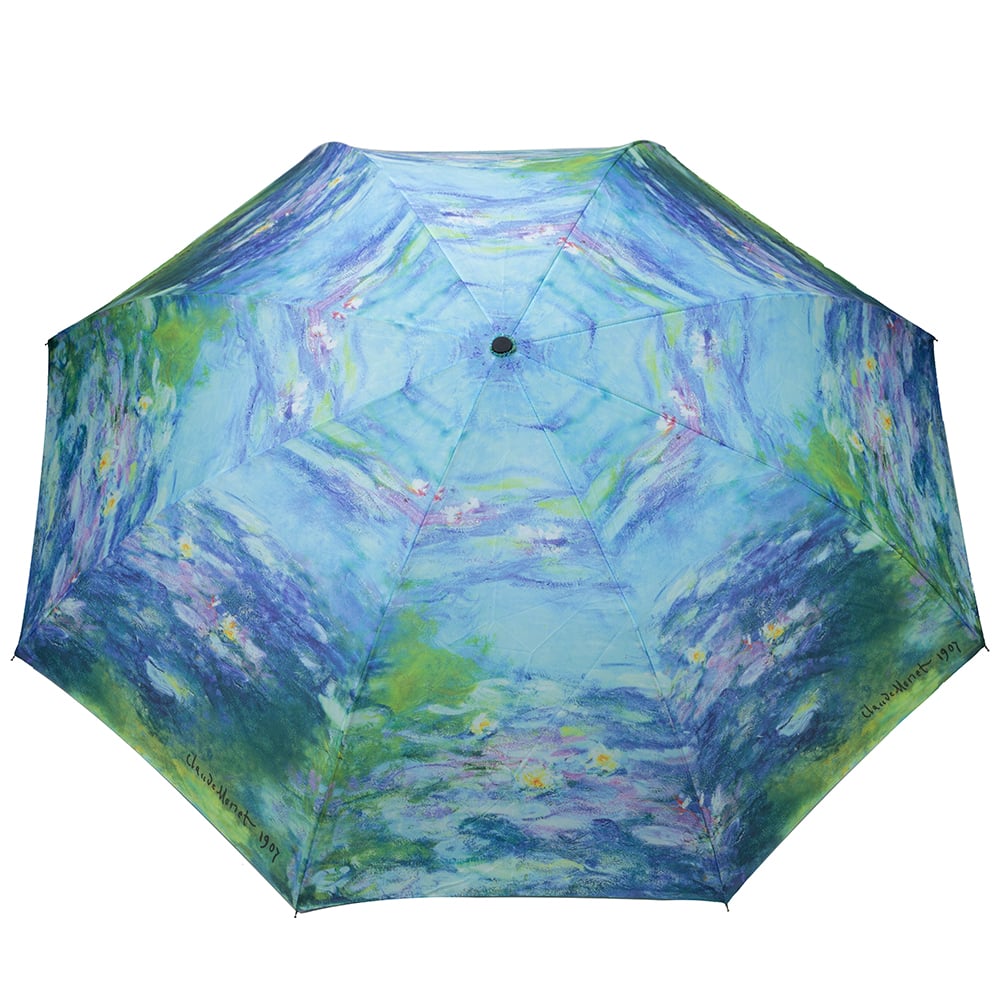 Galleria Reverse Close Umbrella Waterlilies Peter's of Kensington