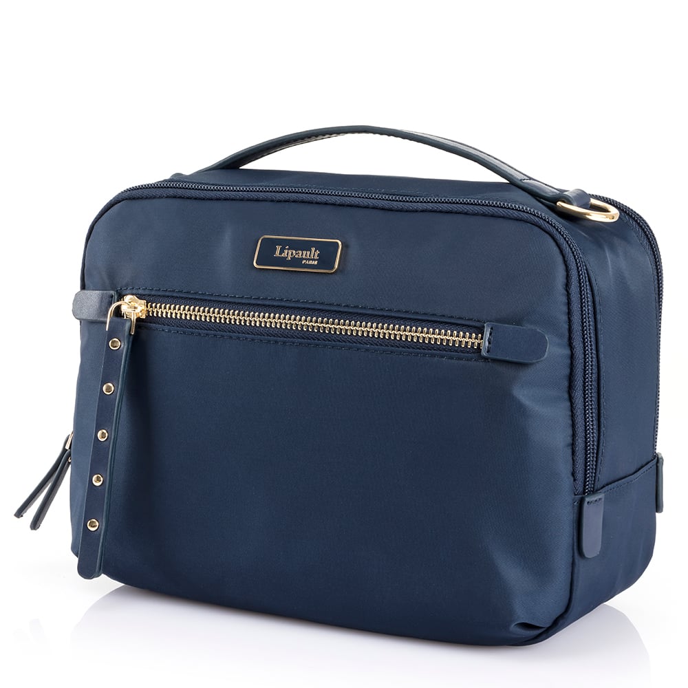 NEW Lipault Plume Essentials Zipped Pkt Crossbody Bag Navy eBay