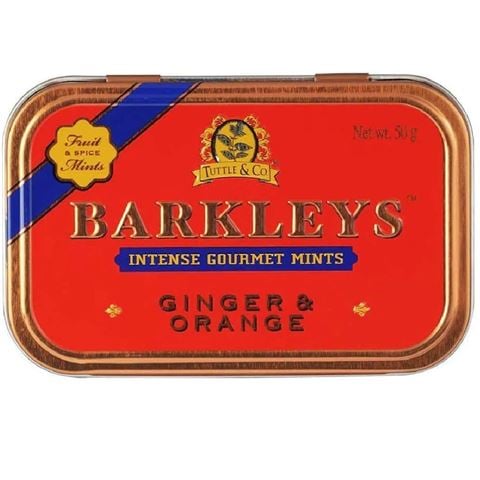 Barkleys - Ginger & Orange Intense Gourmet Mints 50g