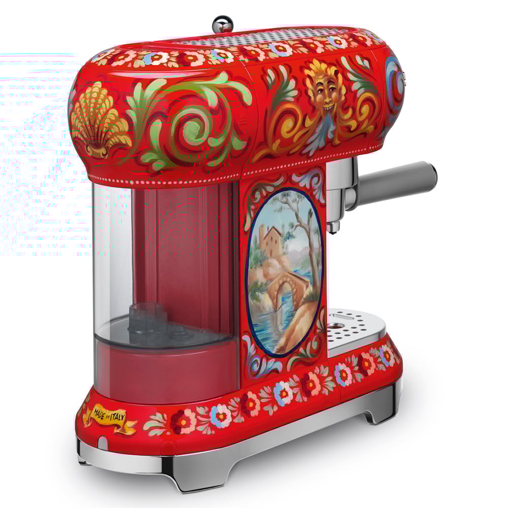 Smeg Dolce & Gabbana Sicily Is My Love Coffee Machine Peter's of