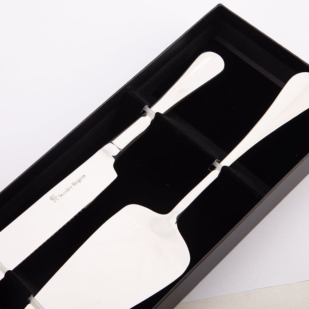 Stanley Rogers Baguette Cake Knife & Server Set 2pce Peter's of