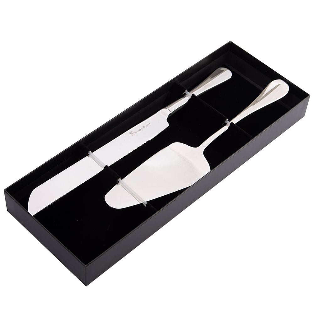 Stanley Rogers Baguette Cake Knife & Server Set 2pce Peter's of