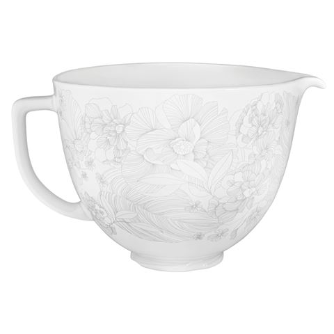 white gardenia kitchenaid bowl