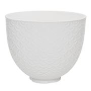 KitchenAid - White Mermaid Lace Ceramic Bowl S/Mixer 4.7L