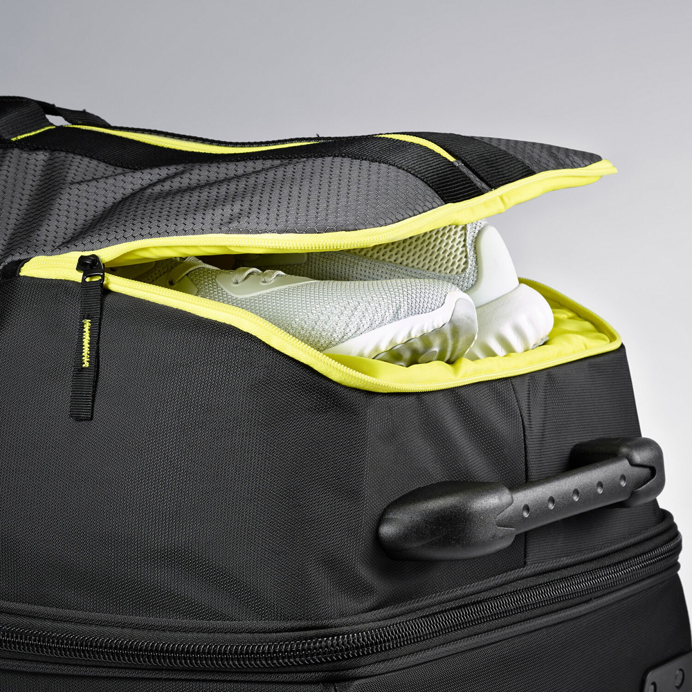 High Sierra Dells Canyon Wheeled Duffel Mercury 86cm Black Peter's of Kensington