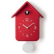 Guzzini - QQ Cuckoo Clock with Pendulum Red