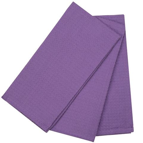 Rans - London Waffle Tea Towel Lilac Set 3pce