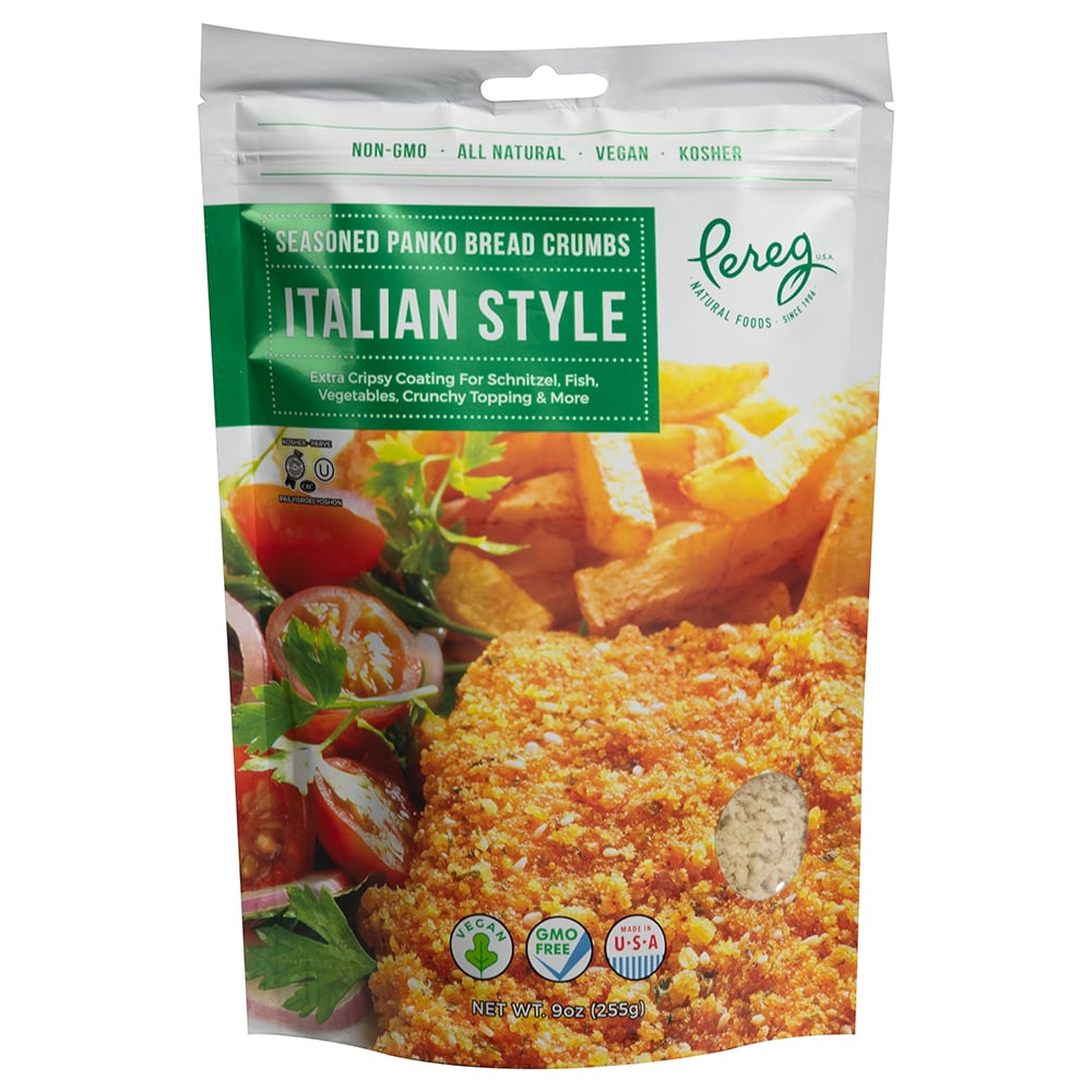 Pereg Seasoned Panko Bread Crumbs Italian Style 255g Peter's of