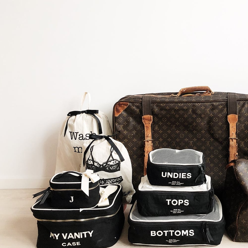 NEW Bag All Packing Cubes Black Set 3pce eBay