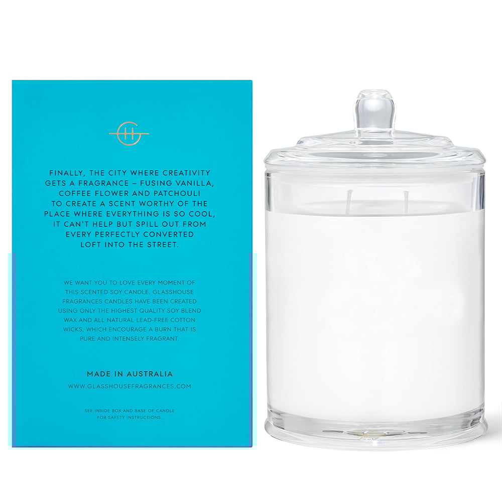 Glasshouse Melbourne Muse Candle 380g Peter's of Kensington