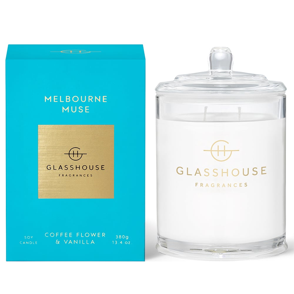 Glasshouse Melbourne Muse Candle 380g Peter's of Kensington