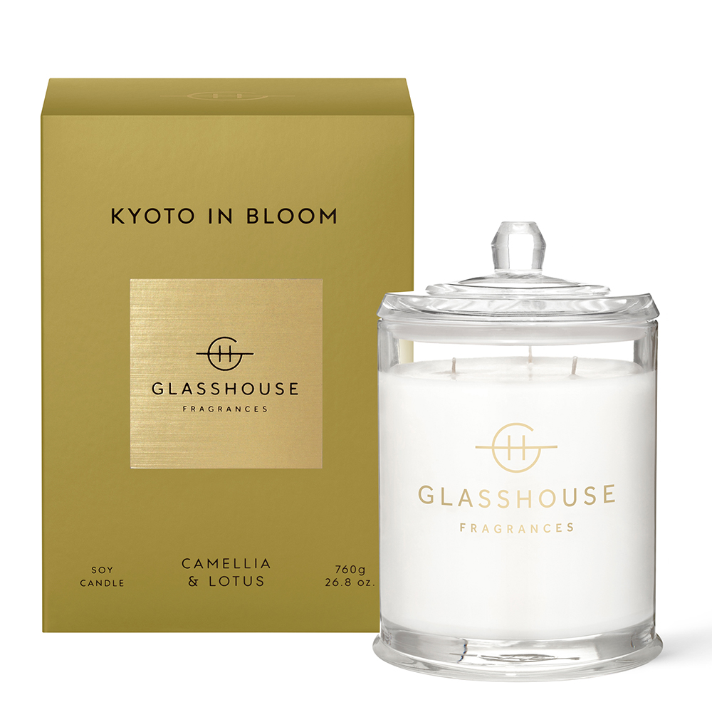 Glasshouse Kyoto In Bloom Candle 760g Peter's of Kensington