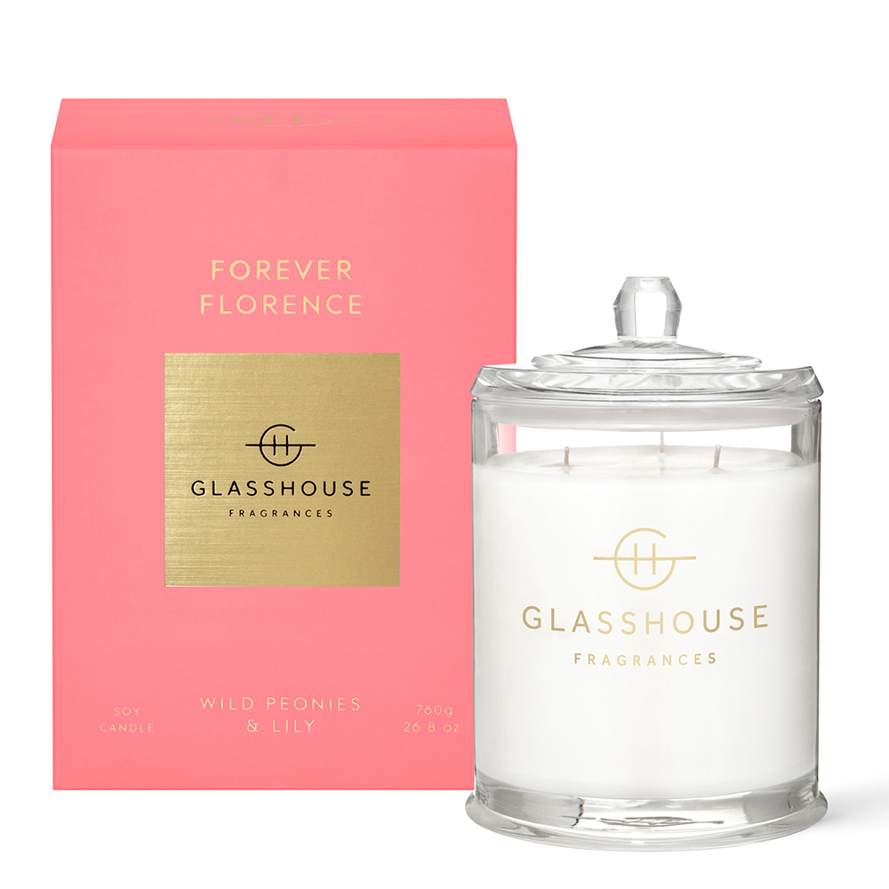 Glasshouse Forever Florence Candle 760g Peter's of Kensington