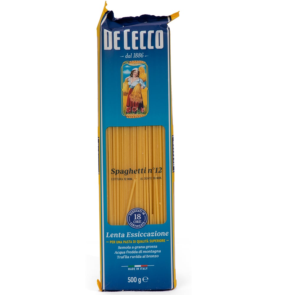 De Cecco - Spaghetti No 12 500g | Peter's of Kensington