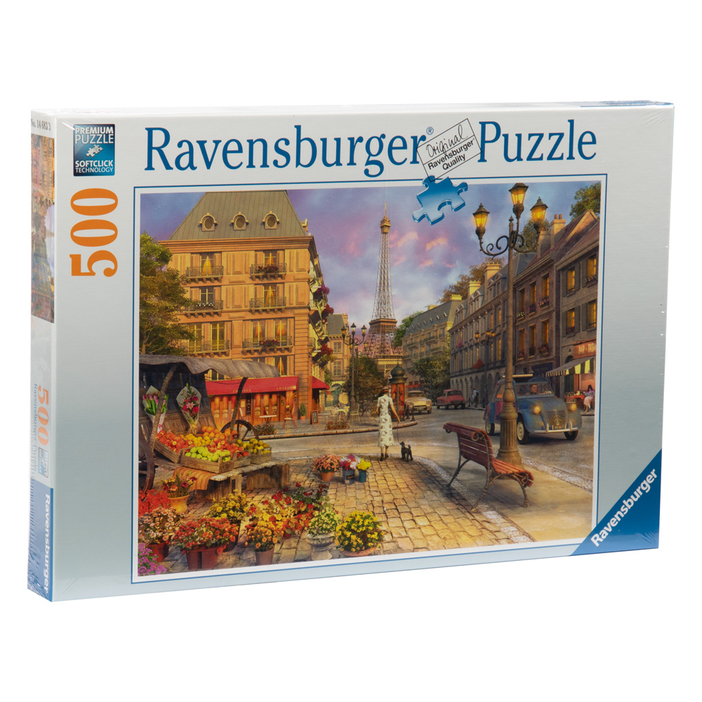 Ravensburger - An Evening Walk In Paris Puzzle 500pce | Peter's of ...