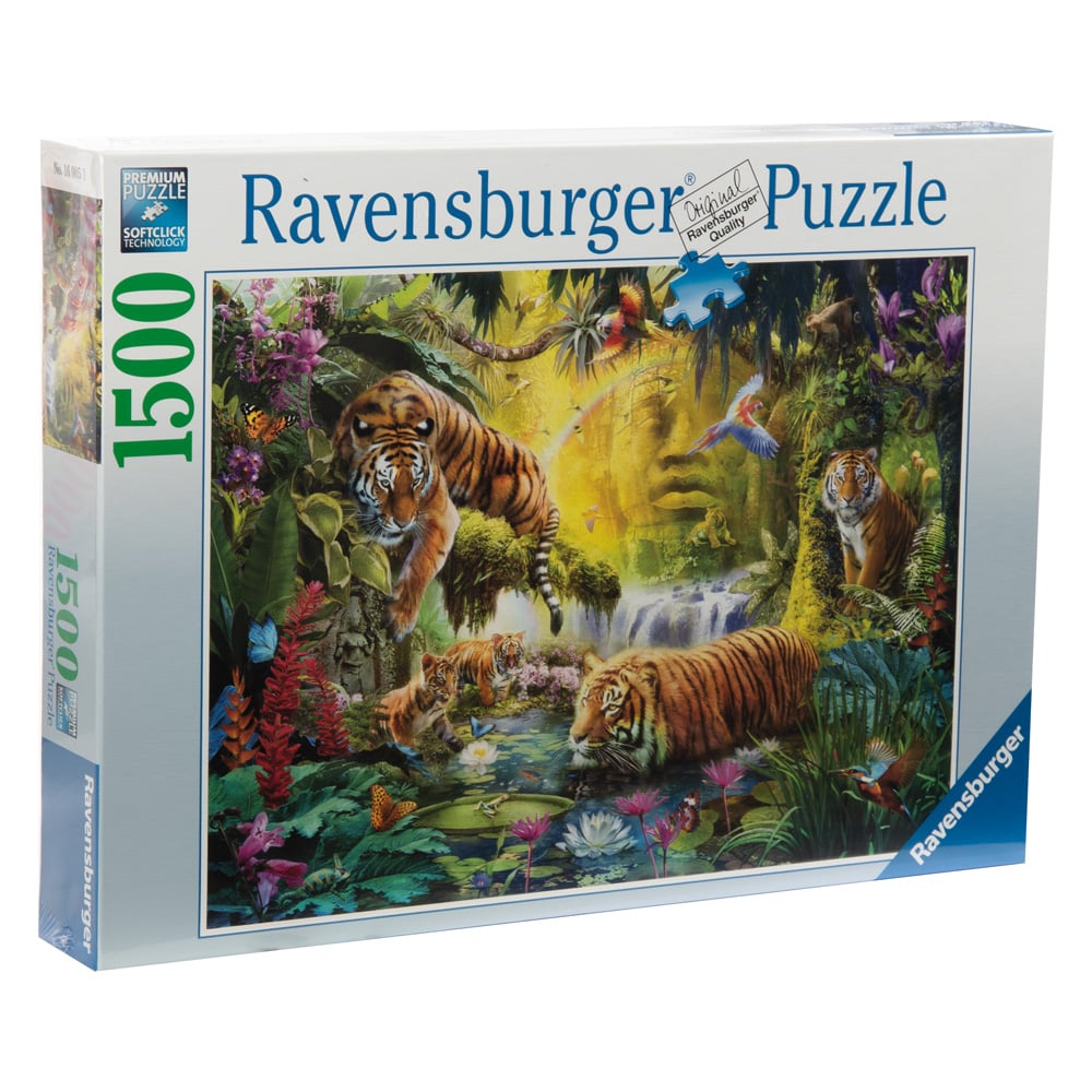 Ravensburger - Tranquil Tigers Puzzle 1500pce | Peter's of Kensington
