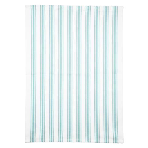 Rans - Paris Basket Weave Tea Towel Turquoise/Island Paradise Blue