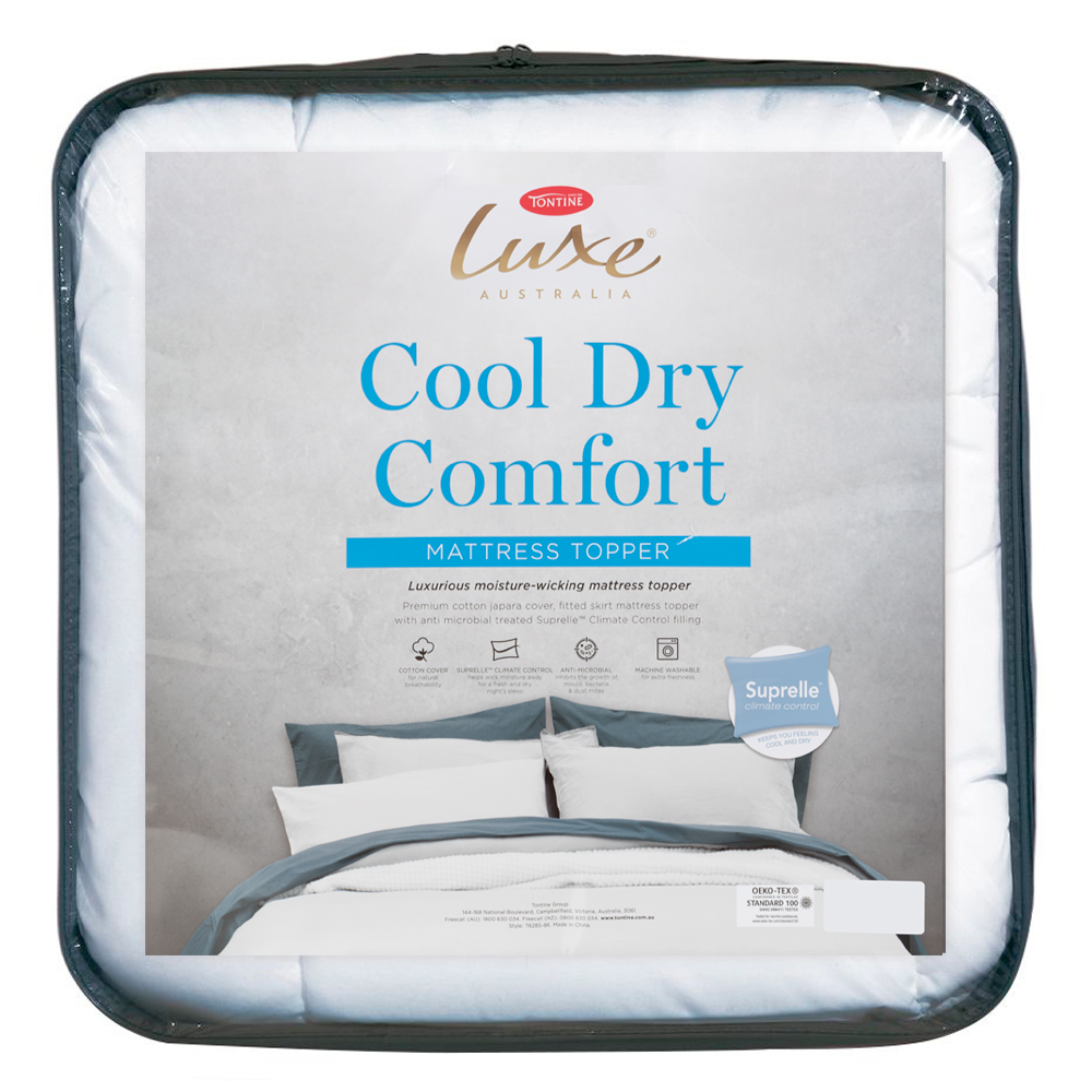 Tontine Luxe Cool Dry Comfort Mattress Topper King Peter's of