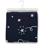 Bubba Blue - Navy Wish Upon A Star Cotton Knit Blanket