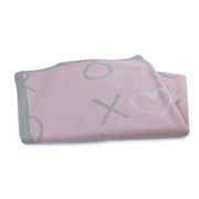 Bubba Blue - Pink Bloom Bamboo Knit Blanket